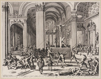 KG 06015
<br/>
De beeldestormery in den Jaere 1568..
<br/>
<em>Luyken, Jan (1649-1712)</em>